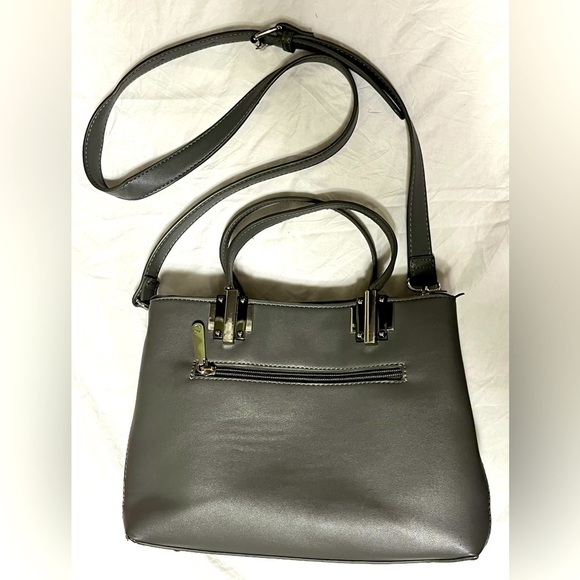 Charming Charlie Handbags - Charming Charlie Gray Purse Handbag with 2 straps, Preloved.